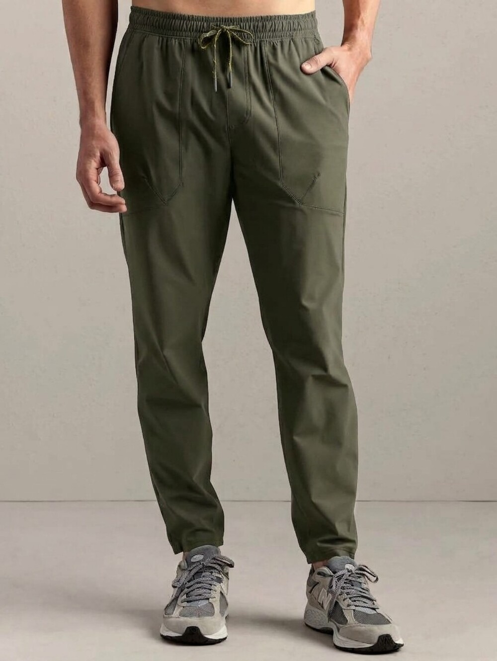 NEW Rhone  Mens Pursuit Pant Olive Green / Pine Green Performance Joggers Size L